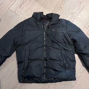 Black Tommy Hilfiger winter jacket